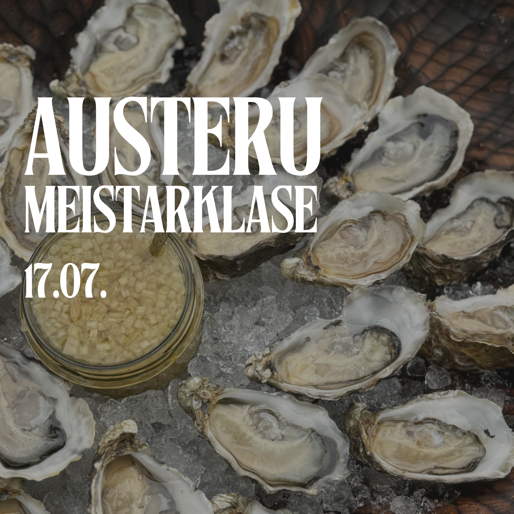 VIENĪGĀ VASARAS AUSTERU MEISTARKLASE!
